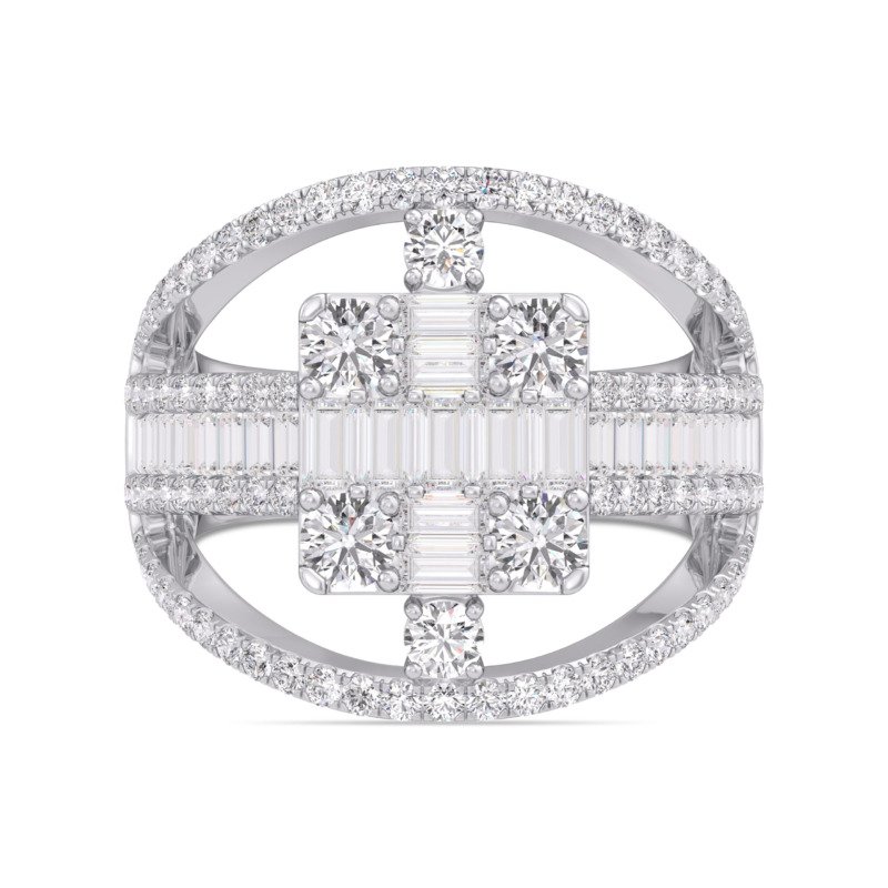 KR104962W - 14K White Gold Ring