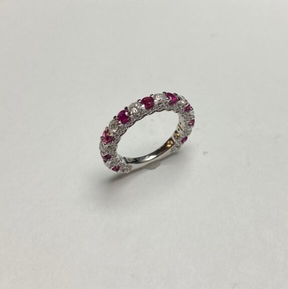 KR105283RBW - 14K White Gold Ring