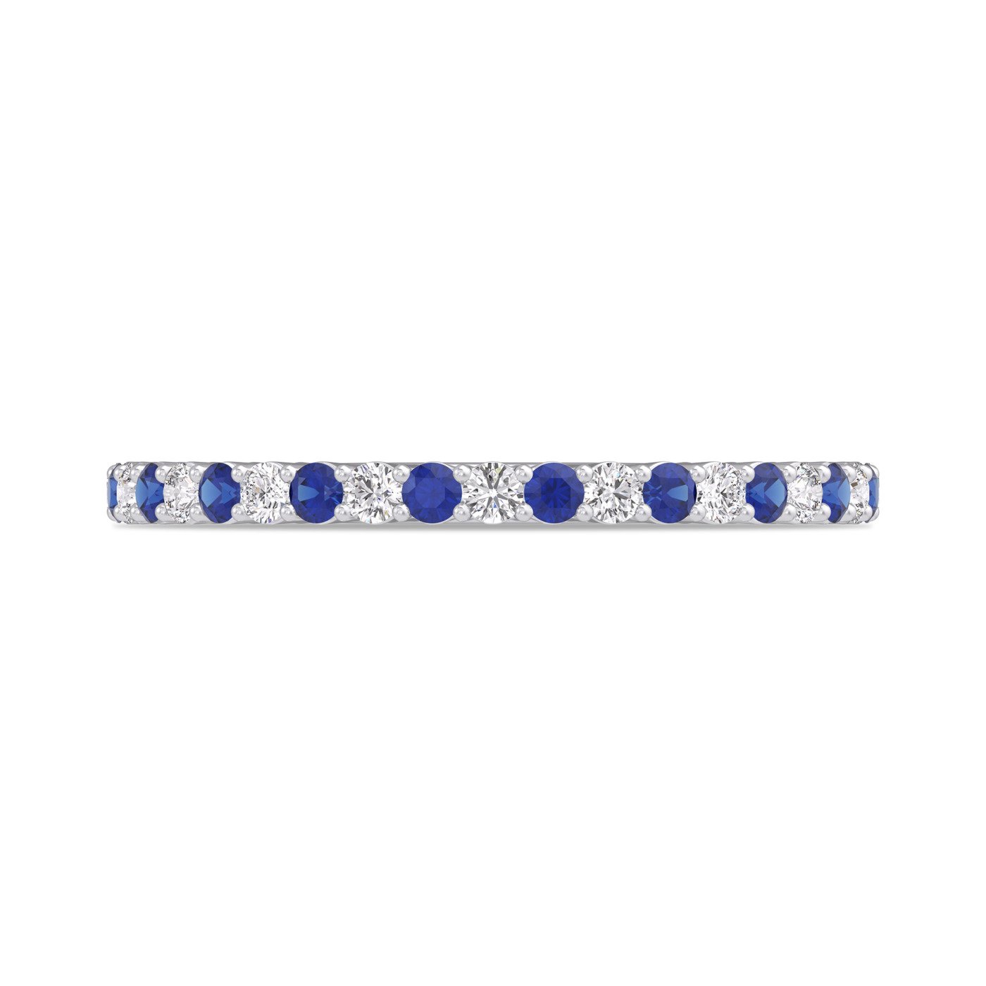KR105591SBW - 14K White Gold Ring