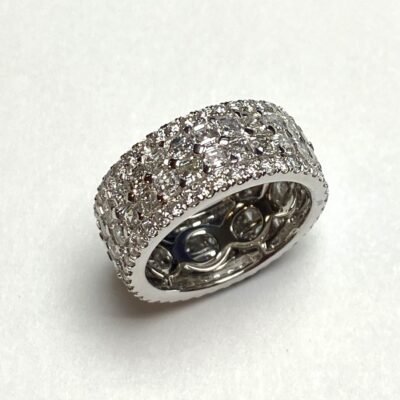 KR105643W - 14K White Gold Eternity Band