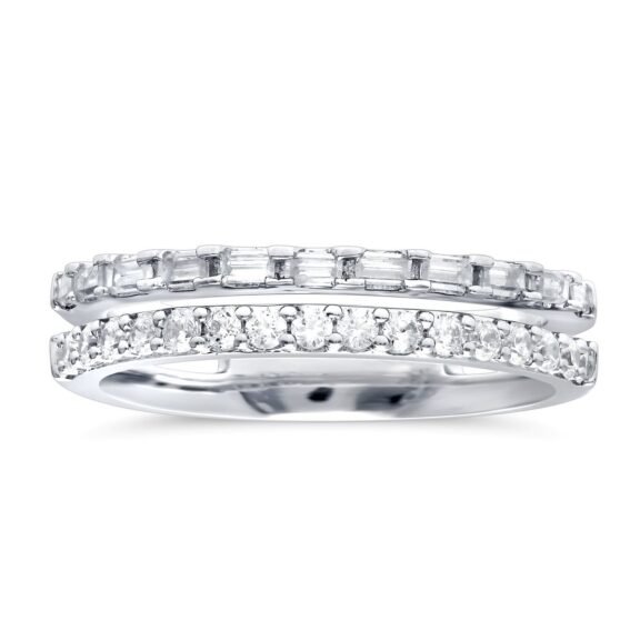 KR105803W - 14K White Gold Fashion Ring