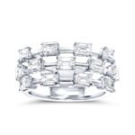 KR105813W - 14K White Gold Anniversary Ring