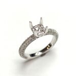 KR106064AW - 14K White Gold Semi Mount Ring