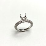 KR106065AW - 14K White Gold Semi Mount Ring