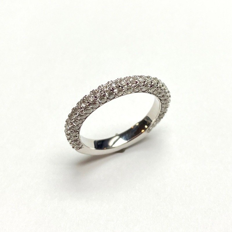 KR106065BW - 14K White Gold Wedding Band