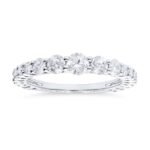 KR106089W - 14K White Gold Wedding Band