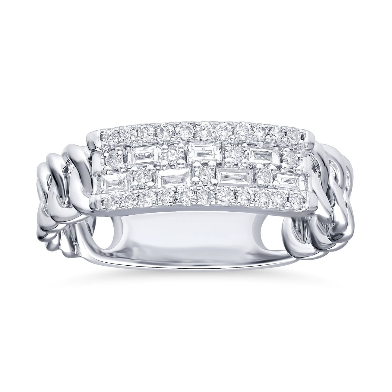 KR106173W - 14K White Gold Ring