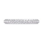 KR106180W - 14K White Gold Wedding Band