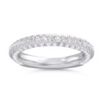KR106180W - 14K White Gold Wedding Band