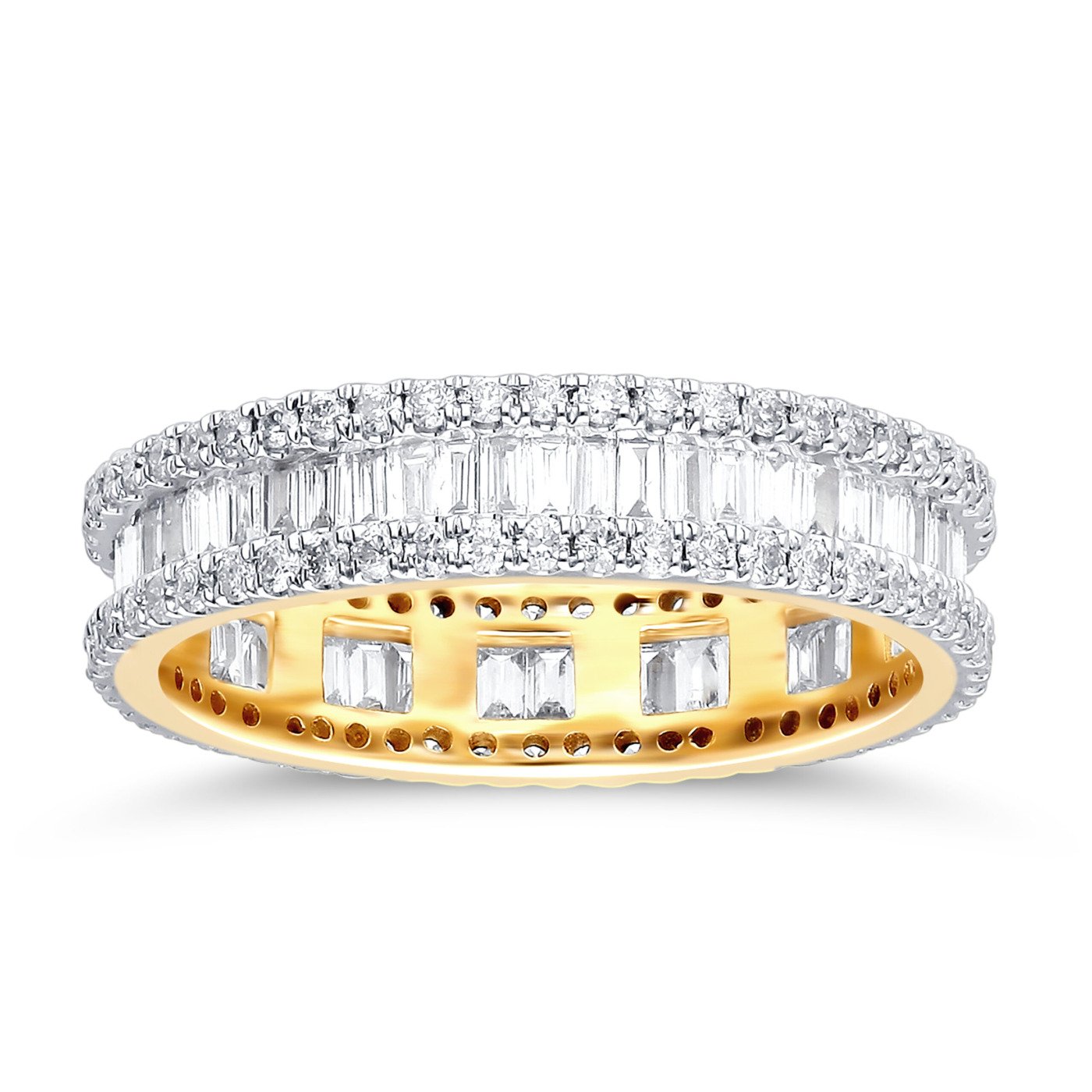 KR106425Y-5.5 - 14K Yellow Gold Eternity Band
