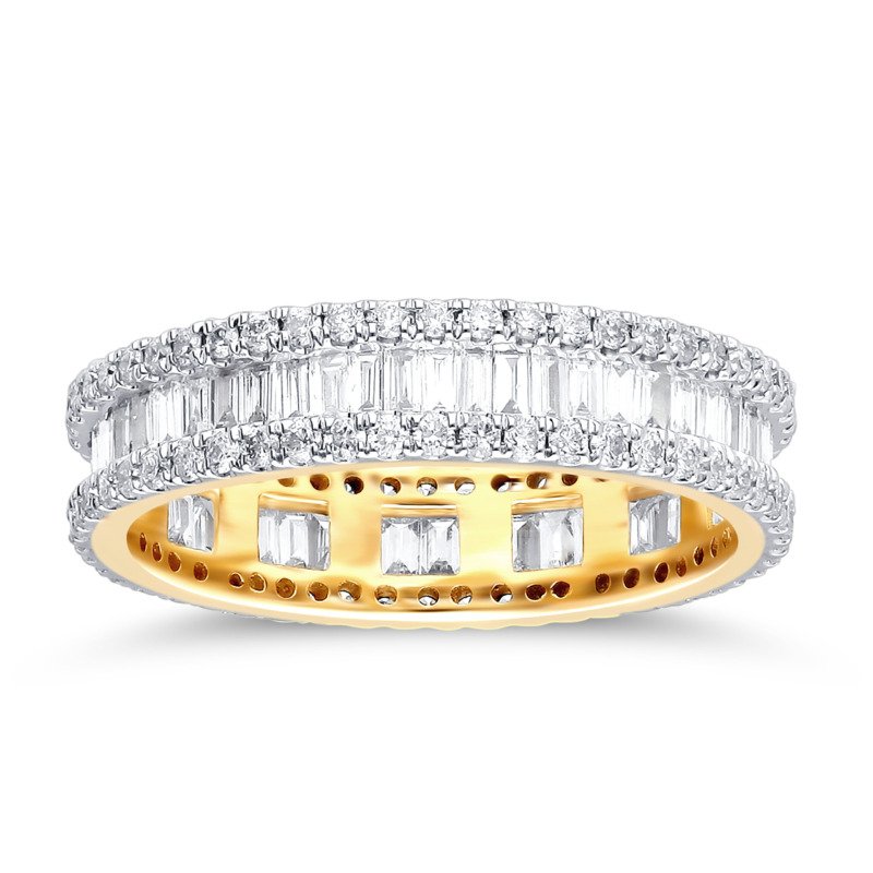 KR106425Y-5.5 - 14K Yellow Gold Eternity Band