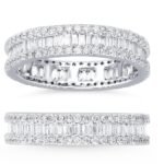 KR106650W - 14K White Gold Eternity Band