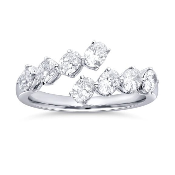 KR106678W3 - 14K White Gold Fashion Ring