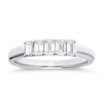 KR106885W - 14K White Gold Anniversary Ring