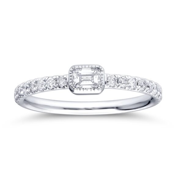 KR106947W - 14K White Gold Fashion Ring