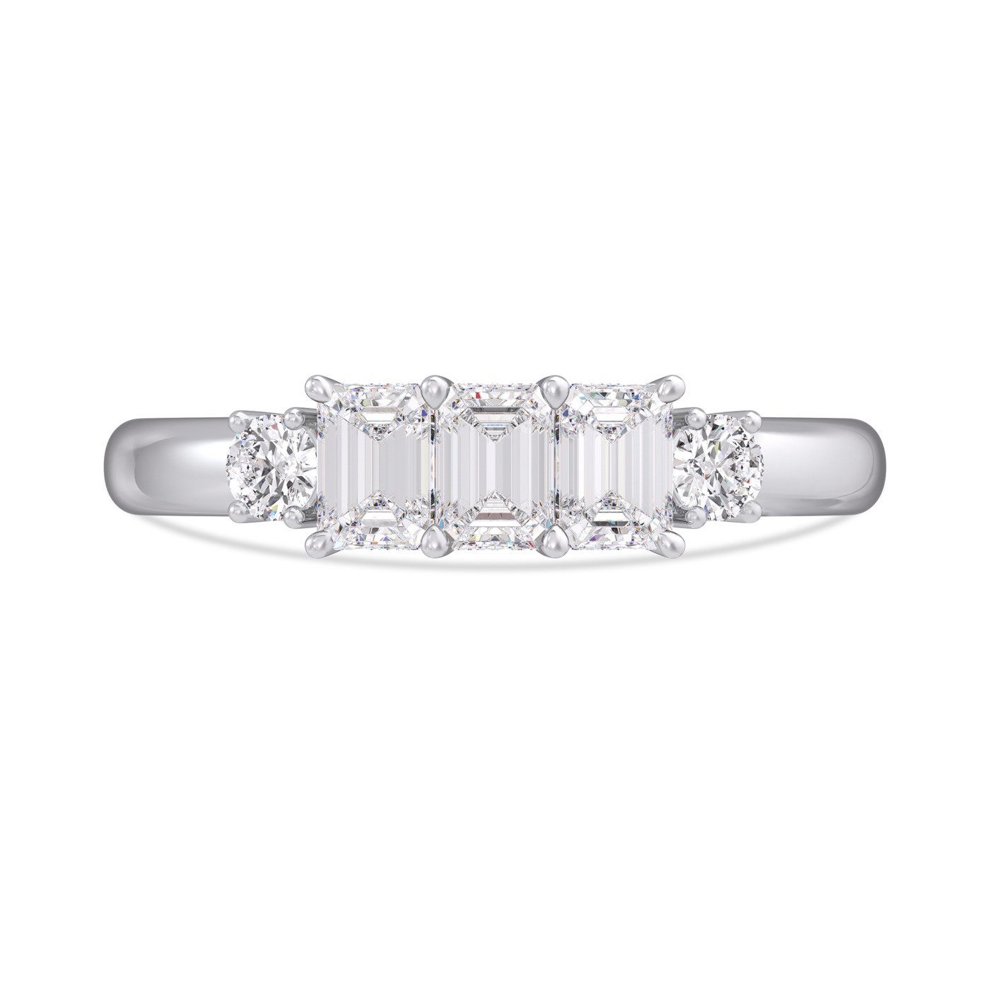 KR106989W - 14K White Gold Ring