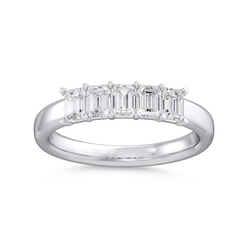KR107047W - 14K White Gold Anniversary Ring