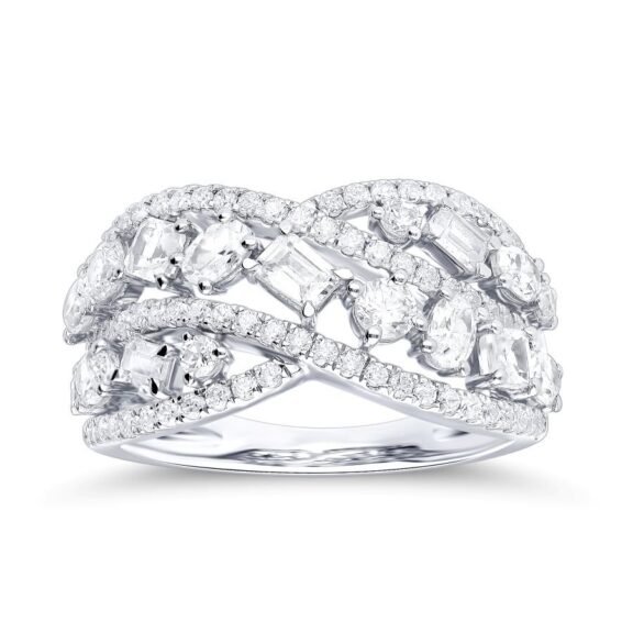 KR107448W - 14K White Gold Ring