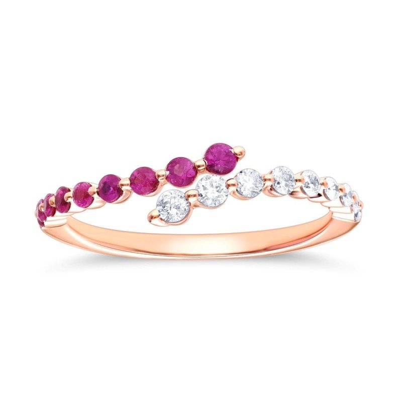 KR107762RBP - 14K Rose Gold Ring