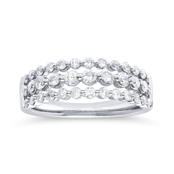 KR107763W - 14K White Gold Ring