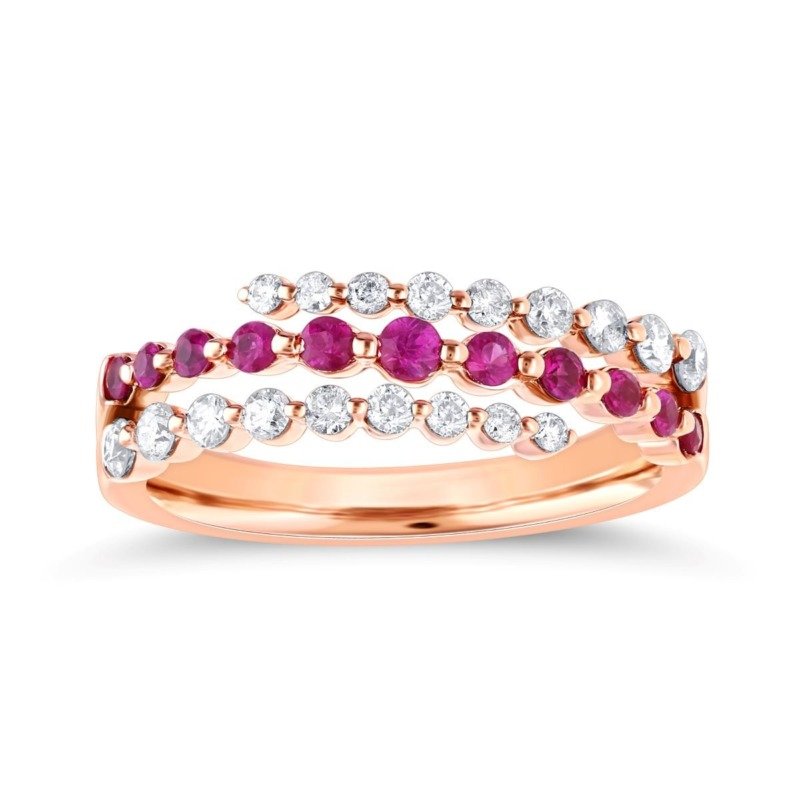 KR107764RBP - 14K Rose Gold Ring