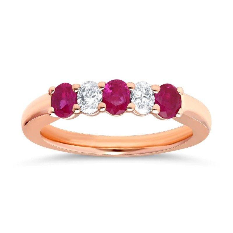 KR107779RB-18P - 18K Rose Gold Ring