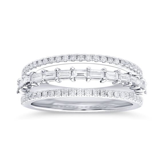 KR107794W - 14K White Gold Ring