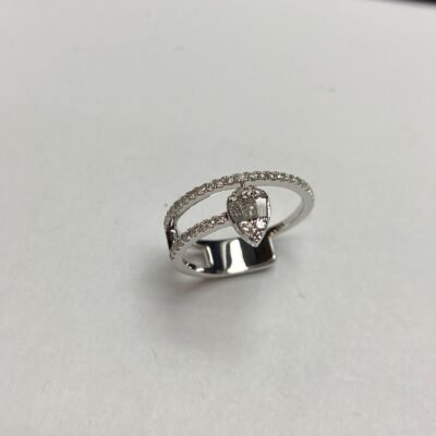 KR108713W - 14K White Gold Ring