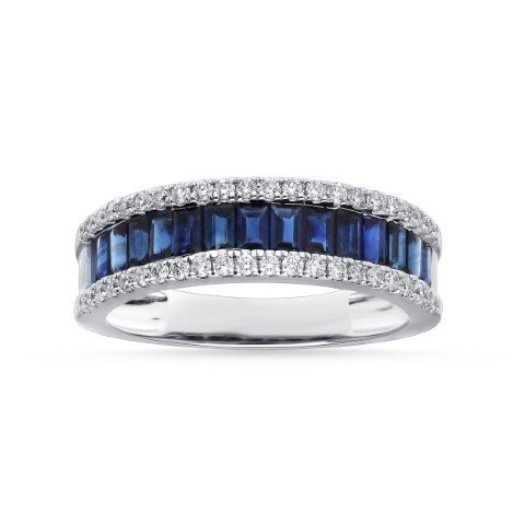 KR601222SBW - 14K White Gold Ring