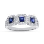 KR602107SBW - 14K White Gold Ring