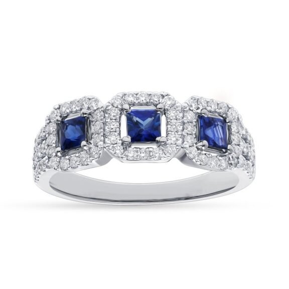 KR602107SBW - 14K White Gold Ring