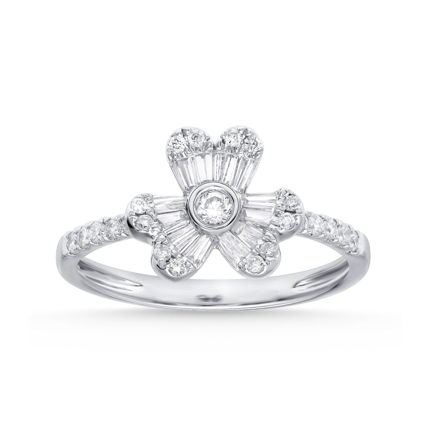 KR602465W - 14K White Gold Ring
