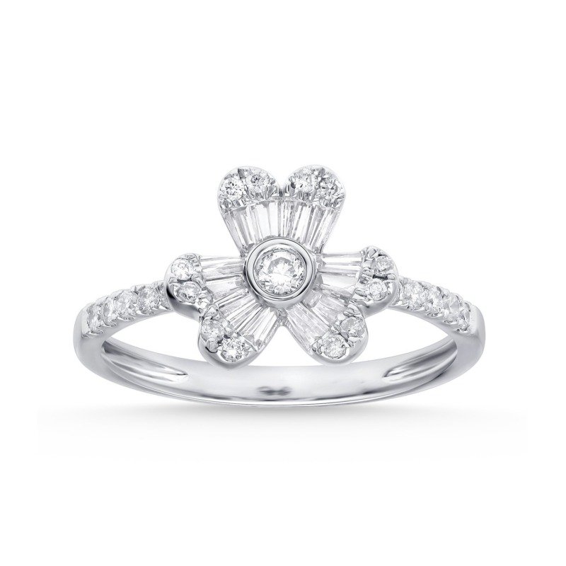KR602465W - 14K White Gold Ring