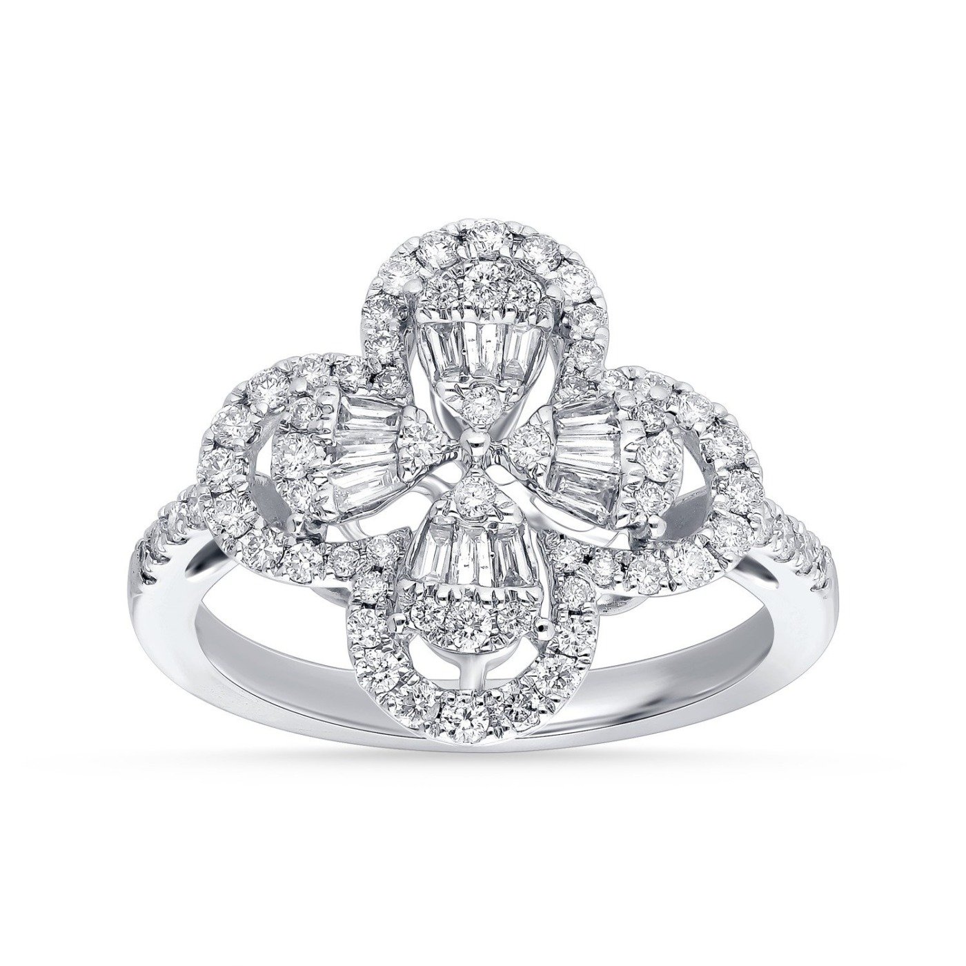 KR602621W - 14K White Gold Ring