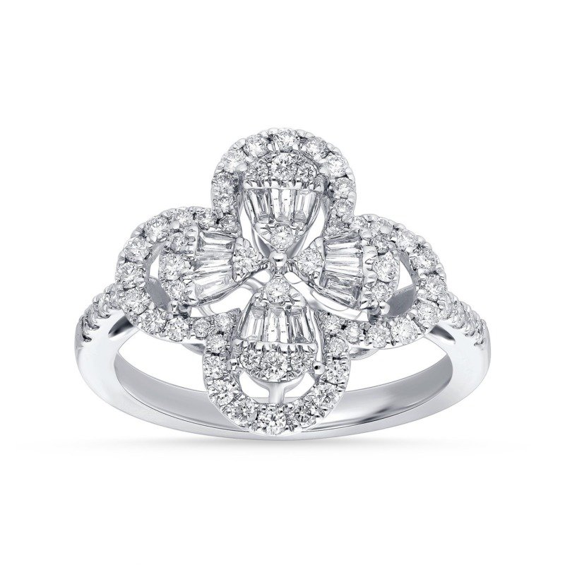 KR602621W - 14K White Gold Ring