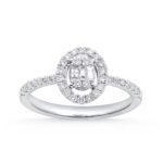 KR602684W - 14K White Gold Ring