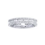KR603668BW-7 - 14K White Gold Wedding Band