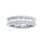 KR603681AW1-7 - 14K White Gold Eternity Band