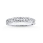 KR603898W - 14K White Gold Anniversary Ring