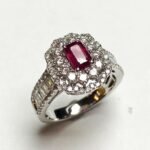 KR604840BRBW - 14K White Gold Ring