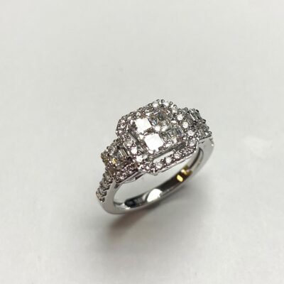 KR606250W - 14K White Gold Ring