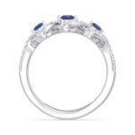 KR606391SBW - 14K White Gold Ring