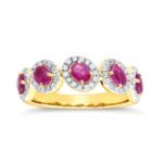 KR608762RBY - 14K Yellow Gold Ring