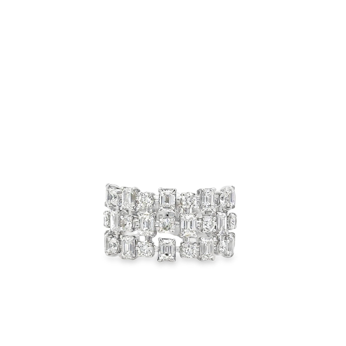 KR608893W - 14K White Gold Ring