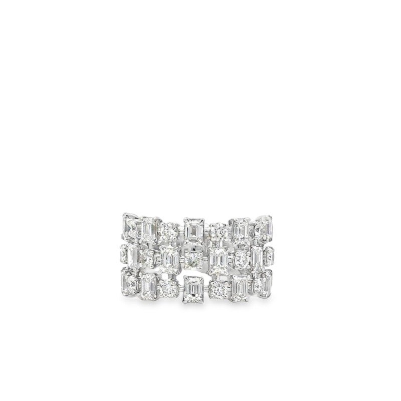 KR608893W - 14K White Gold Ring
