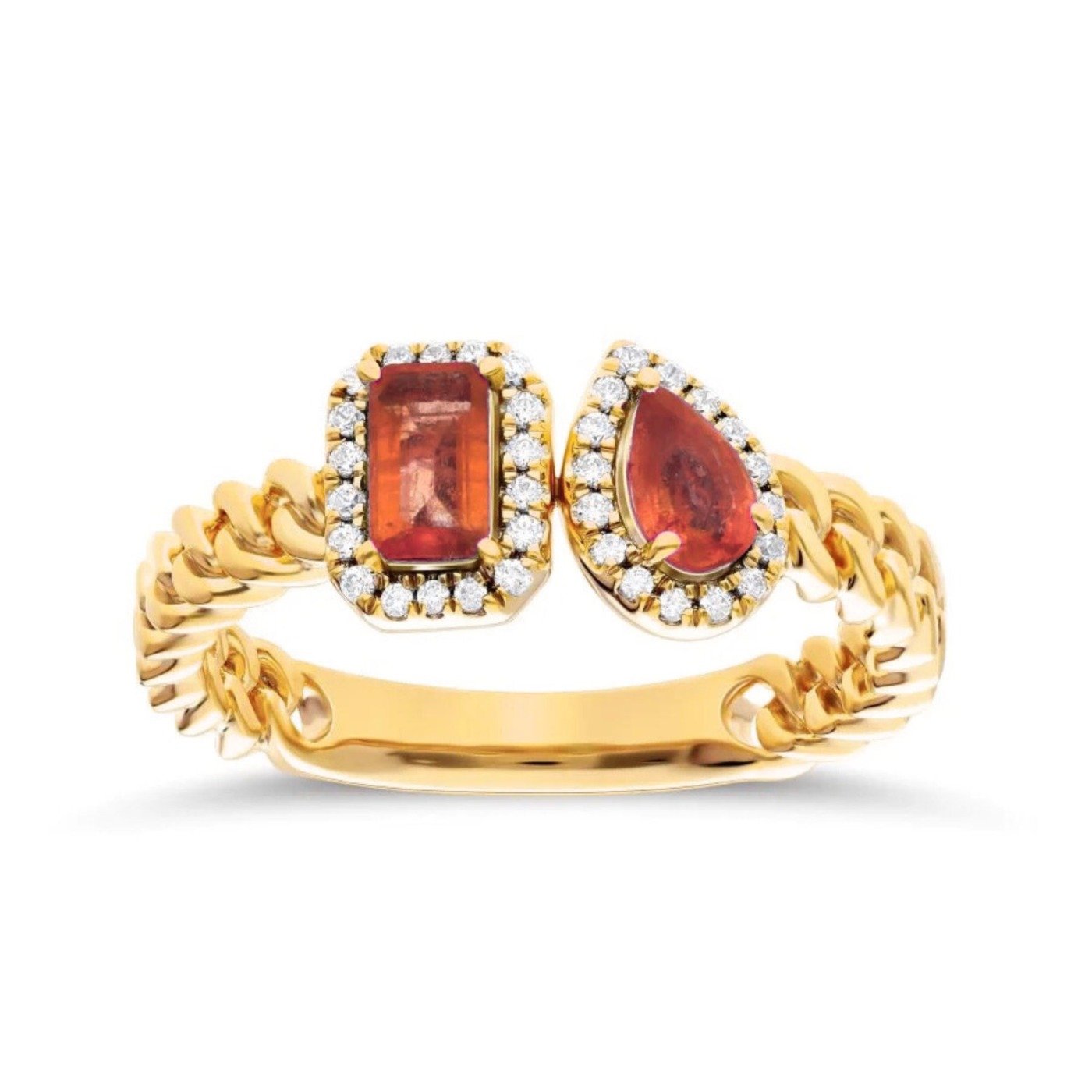 KR610534RBY - 14K Yellow Gold Ring