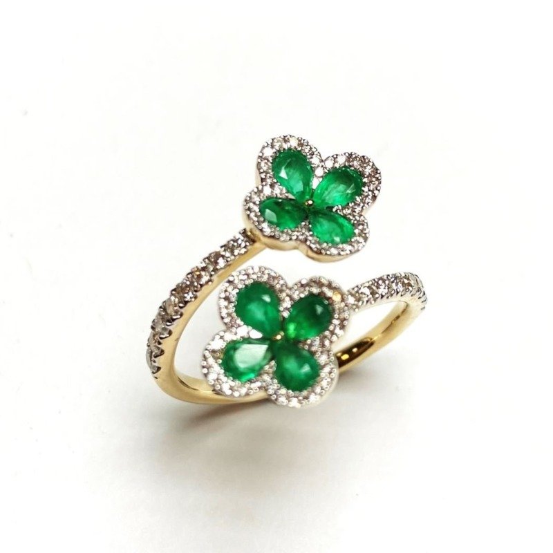 KR610537EMY - 14K Yellow Gold Ring