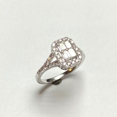 KR702734W - 14K White Gold Ring