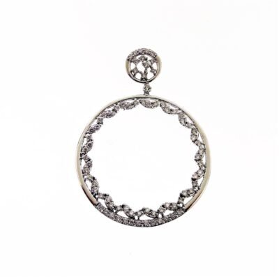 MJ3224MW - 14K White Gold Pendant