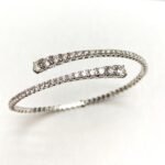 MJ4214W - 14K White Gold Bangle